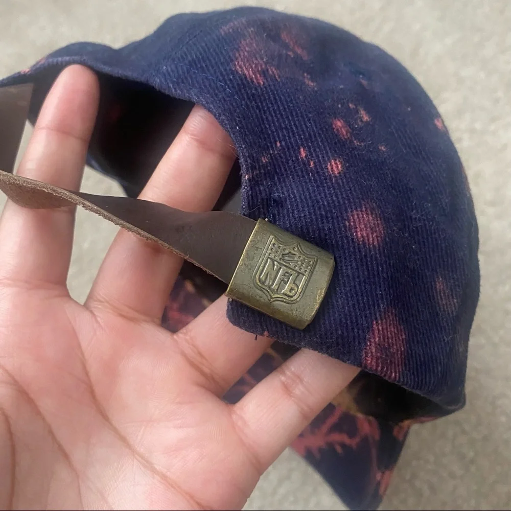 NFL Bleach Splatter Dad Hat OS